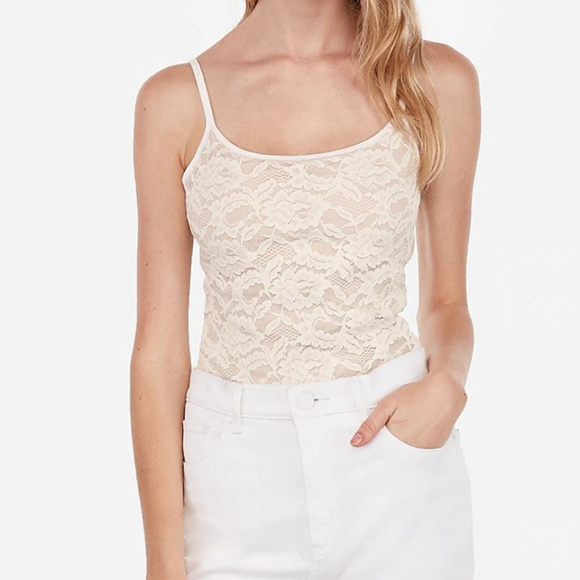 Express Tops - EXPRESS - S Cream Best Loved Cami